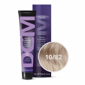 Vopsea profesionala permanenta cu amoniac, DCM COLOR, DIAPASON MILANO, 100ml - 10.82 - imagine 1