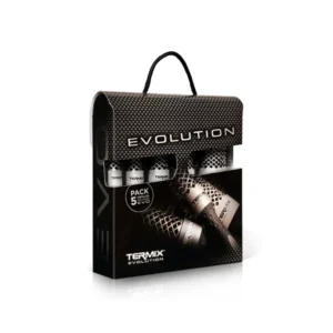 Set 5 perii de par, Evolution Basic, Termix, Fibre ionizate, Par normal, 17,23,28,32,43Ø