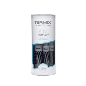 Set 5 perii de par, Ceramic Ionic, Termix, Fibre ionizate, 17,23,28,32,43Ø - imagine 1