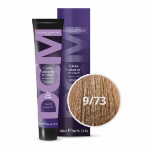Vopsea profesionala permanenta cu amoniac, DCM COLOR, DIAPASON MILANO, 100ml - 9.73 - imagine 1