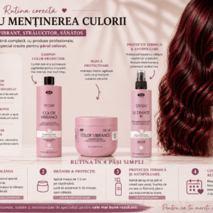 Masca mentinere culoare, Color Vibrance Maintenance, Lisap Milano 200ml - imagine 4