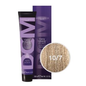 Vopsea profesionala permanenta cu amoniac, DCM COLOR, DIAPASON MILANO, 100ml - 10.7 - imagine 1