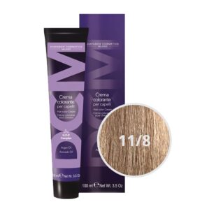 Vopsea profesionala permanenta cu amoniac, DCM COLOR, DIAPASON MILANO, 100ml - 11.8 - imagine 1