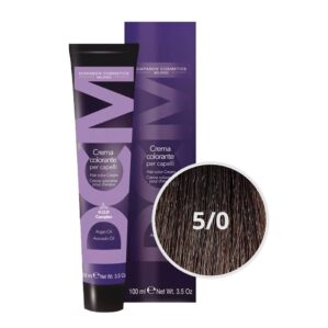 Vopsea profesionala permanenta cu amoniac, DCM COLOR, DIAPASON MILANO, 100ml - 5.0 - imagine 1