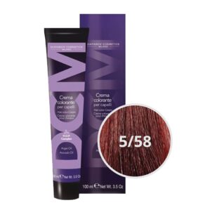 Vopsea profesionala permanenta cu amoniac, DCM COLOR, DIAPASON MILANO, 100ml - 5.58 - imagine 1