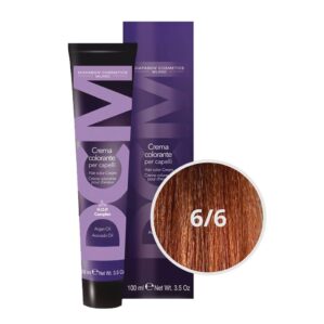Vopsea profesionala permanenta cu amoniac, DCM COLOR, DIAPASON MILANO, 100ml - 6.6 - imagine 1
