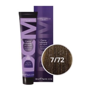 Vopsea profesionala permanenta cu amoniac, DCM COLOR, DIAPASON MILANO, 100ml - 7.72 - imagine 1