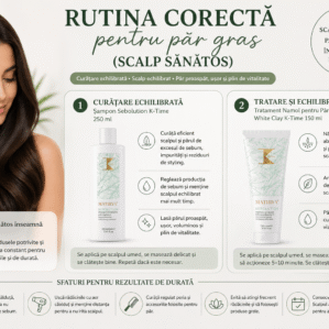 Șampon profesional de reglare a sebumului, Sebolution, K-Time, 1000 ml - imagine 2